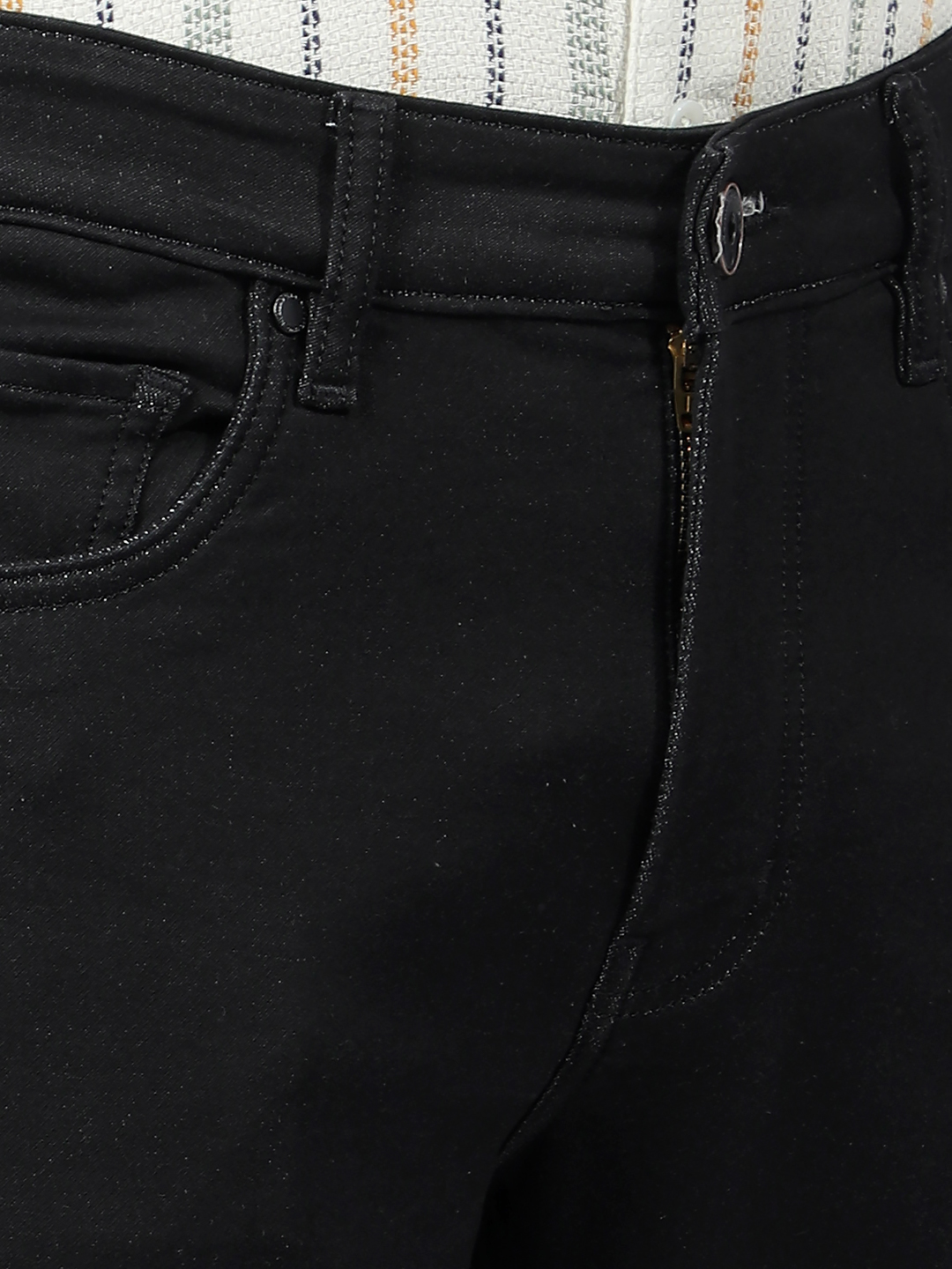 Numero Uno Men Faded Black Jeans